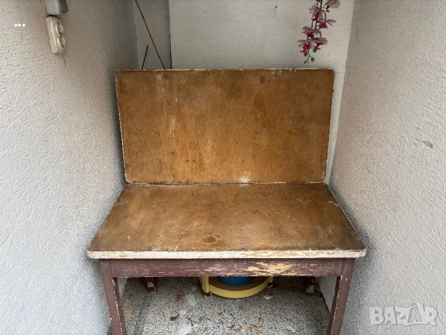 разтегателна, дървена кухненска маса 110/ 60 (120) / h 75