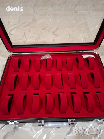 Алуминиев луксозен куфар за бижута или часовници, снимка 3 - Други ценни предмети - 52878245