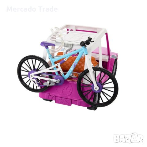Кукла Mercado Trade, Барби с джип и велосипед, снимка 3 - Кукли - 42923875