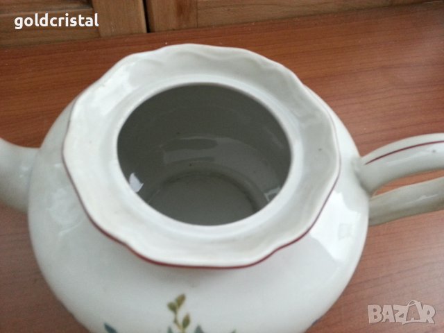 Стар български порцелан чайник, снимка 5 - Антикварни и старинни предмети - 39665198