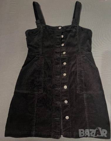 Черен Сукман H&M 98% Памук, снимка 2 - Рокли - 54240345