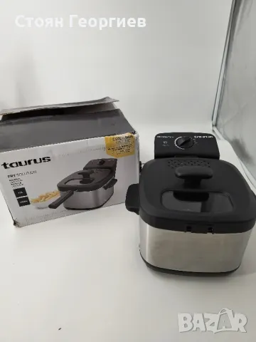 Чисто нов фритюрник TAURUS 1.5л 1200вата инокс , снимка 1