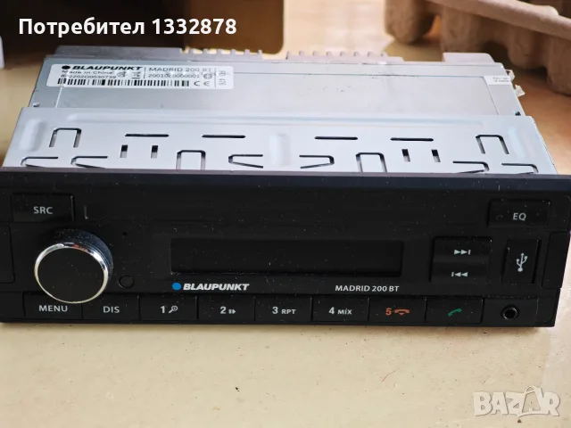 Авто плеър Blaupunkt Madrid 200 BT, снимка 3 - Аудиосистеми - 55862785