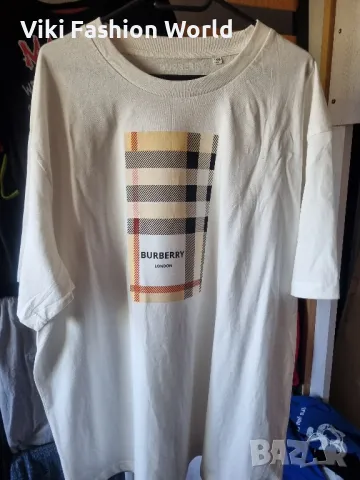 Burberry мъжка тениска бяла