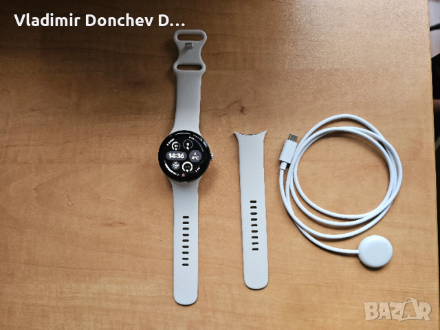 Продавам смарт часовник Google Pixel Watch 3 - 45mm , снимка 3 - Смарт гривни - 53271439