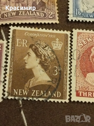 Нова Зеландия.Елизабет . пощенски марки , снимка 5 - Филателия - 52498840
