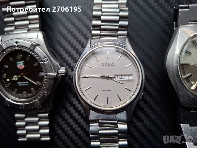 Винтидж механични-автоматични часовници- Seiko,Doxa,Tag Heuer,Orient,Rado, снимка 5 - Мъжки - 54360371