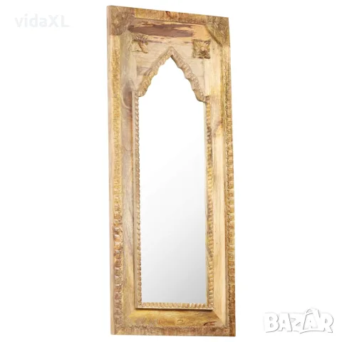 vidaXL Огледало, 50x3х110 см, мангово дърво масив, снимка 8 - Огледала - 56146693