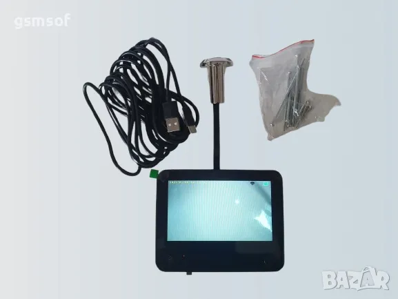  Камера шпионка за врата с вътрешен дисплей и WiFi управление Tuya, Smartlife, снимка 2 - IP камери - 48598200