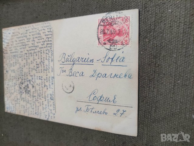 Автограф Райна Кирчева Берлин 1909, снимка 2 - Колекции - 44252155