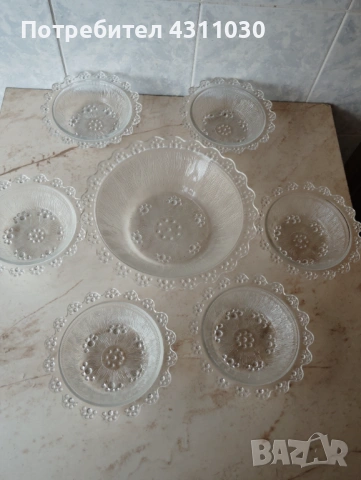 Нов комплект  купи от 80 -те, снимка 2 - Чинии - 54212071