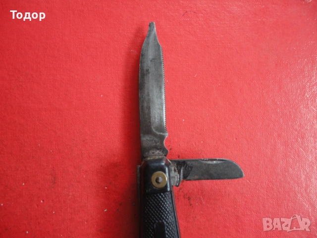 Старинен нож ERN Solingen корона и меч, снимка 5 - Ножове - 53028022