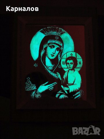 Светеща икона Света Богородица, снимка 7 - Икони - 42901408