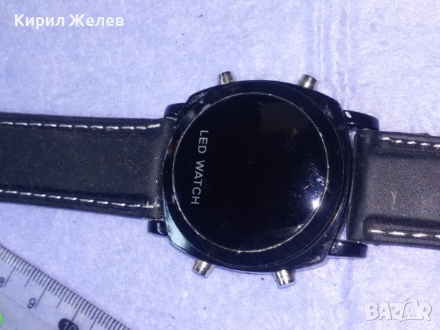 LED WATCH ЕЛЕКТРОНЕН МОДЕРЕН РЪЧЕН ЧАСОВНИК 33202, снимка 13 - Мъжки - 40442667
