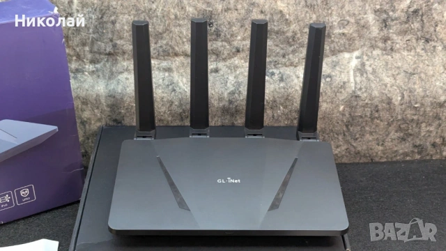 GL.iNet Flint (GL-AX1800) - WiFi 6 AX1800 с фабричен OpenWRT! 2 броя, снимка 4 - Рутери - 54039494
