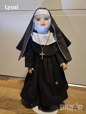 Порцеланова кукла-Монахиня, снимка 3 - Колекции - 53089686