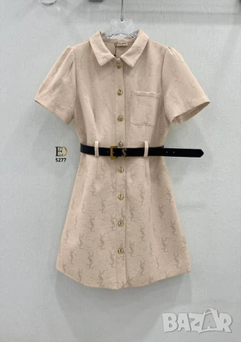 рокля тип риза ysl saint laurent , снимка 5 - Рокли - 51041198