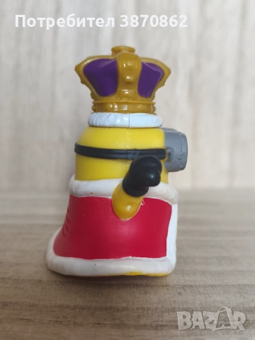 (Колекционерска фигурка на миньон) McDonald's Happy Meal 2019 King Bob - The Rise of Gru, снимка 2 - Колекции - 53182587