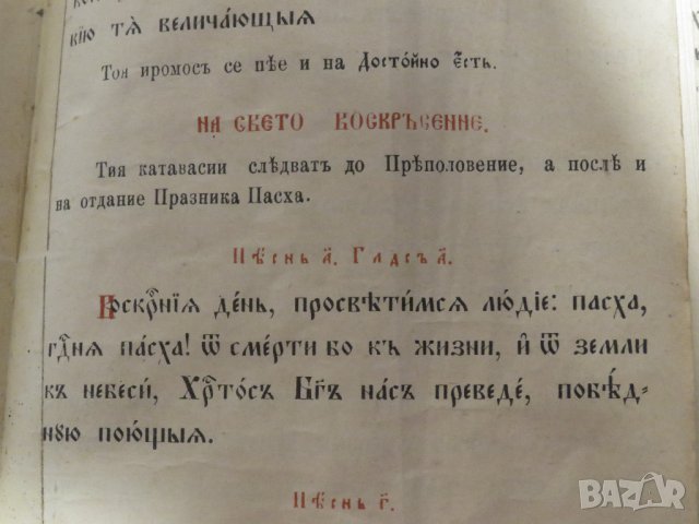 църковна книга, богослужебна книга Рядка книга Черковно пение, църковно пеене - изд.1906 г , снимка 11 - Антикварни и старинни предмети - 31813336