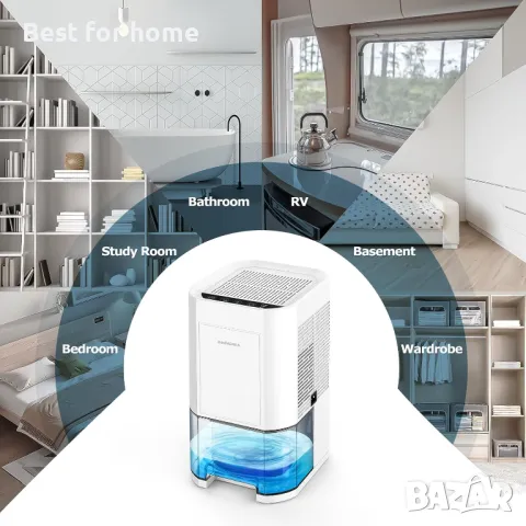 Влагоабсорбатор/влагоуловител Boohenka 1,2 литра, снимка 6 - Влагоабсорбатори и влагоуловители - 47728915