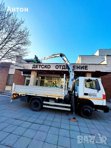 Транспорт Самосвал с кран до 12м, 5тона