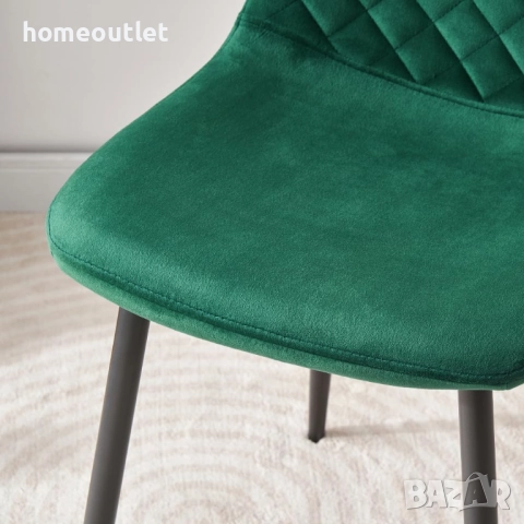 Висококачествени трапезни столове AMFZC-C111N-4GRN, снимка 3 - Столове - 42873472