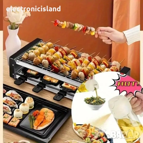 Бутилка за мазнина (зехтин, олио), оцет с 2 опции - Спрей/Струйка, 500 мл