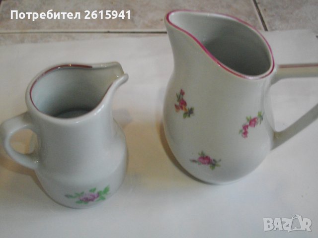 PORZELLAN-MADE IN BULGARIA-Ретро/Винтидж БГ Порцелан от СОЦА/Период НРБ-Китка-Нови Пазар, снимка 11 - Прибори за хранене, готвене и сервиране - 39215656