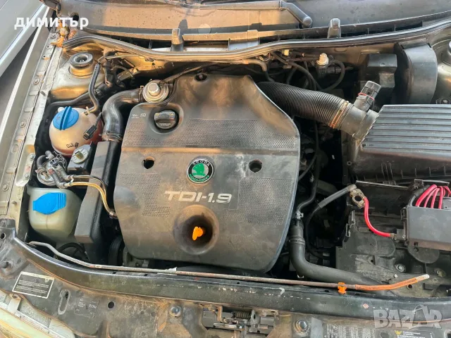 skoda octavia 1.9 tdi на части шкода октавия комби тди теглич, снимка 4 - Автомобили и джипове - 51967437