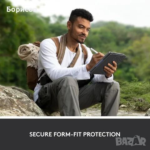  Logitech Rugged Folio iPad 10 generation,A16 - отделящ се защитен калъф,с клавиатура, снимка 7 - Таблети - 55962145