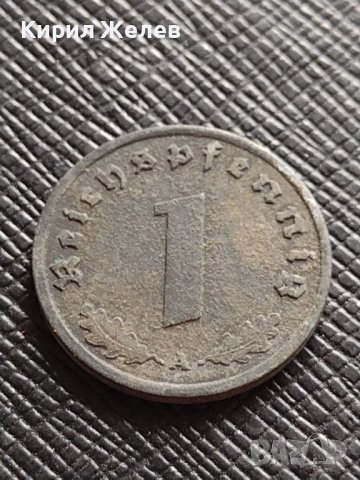 ДВЕ МОНЕТИ 1 райхспфенинг 1943г. - 2 райхспфенинг 1937г. ГЕРМАНИЯ ТРЕТИ РАЙХ С СВАСТИКА 26704, снимка 2 - Нумизматика и бонистика - 38466650