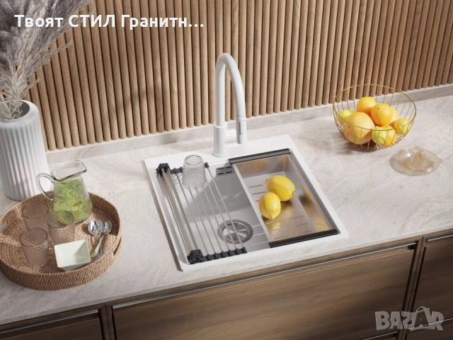 🔥 Промо Оферта – ТОП Модел кухненска мивка Oslo 50 XXL + аксесоари само за 169 Е!, снимка 8 - Мивки - 51497271
