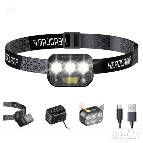 Челник със сензор + кабел за зареждане, Gesture control, снимка 4 - Къмпинг осветление - 54339448