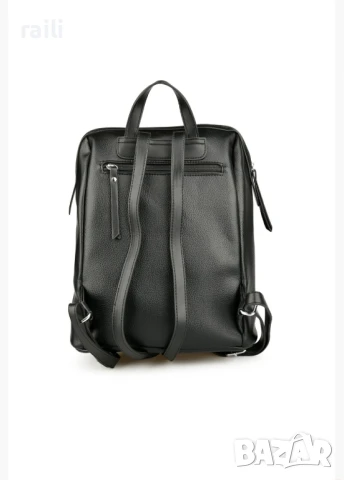 Дамска черна раница, снимка 3 - Раници - 50915612