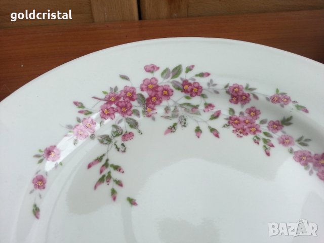 Стар български порцелан чинии, снимка 2 - Антикварни и старинни предмети - 36906381