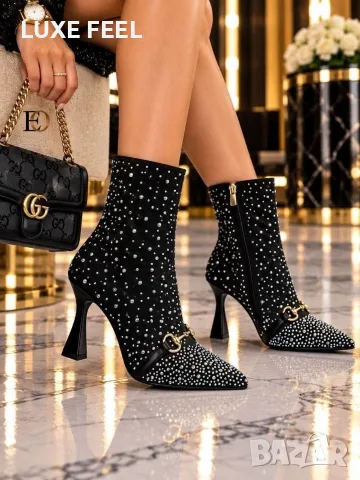 Versace ✨ Gucci ✨Дамски Боти , снимка 2 - Дамски боти - 56416229
