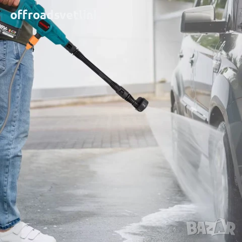 Акумулаторна водоструйка 200 bar 3500W с дисплей 2 батерии с аксесоари, снимка 6 - Аксесоари и консумативи - 51056734