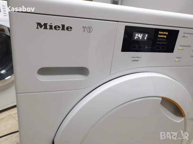 Сушилня Miele T1 - Термопомпа - Аларма - Подсветка -12м Гаранция Миеле, снимка 2 - Сушилни - 52428465