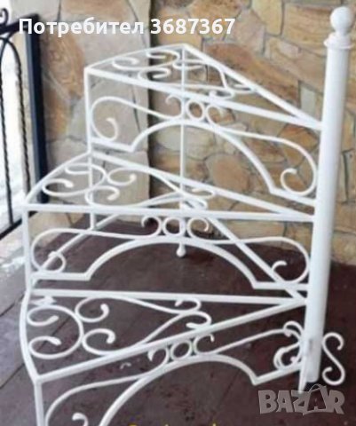 Цветарници и стойки за цветя и саксии от ковано желязо, снимка 11 - Стайни растения - 40218794