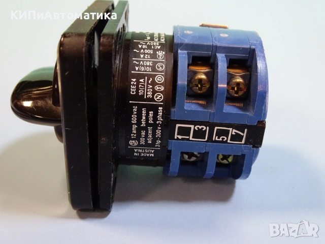 ключ ПЕП C10 Kraus& Naimer A231 Rotari Switch 10A 380V 4-позиции, снимка 7 - Резервни части за машини - 54218717