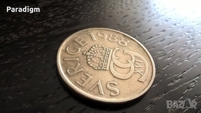 Mонета - Швеция - 5 крони | 1988г., снимка 1 - Нумизматика и бонистика - 29778497