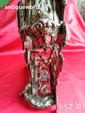 Настолен Каминен Бароков Часовник, снимка 4 - Антикварни и старинни предмети - 40275112