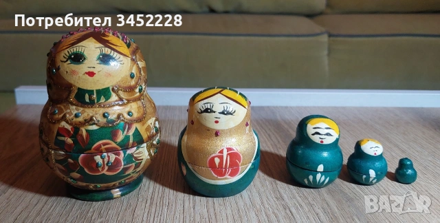 Матрйошки комплект 5 броя за ценители 
