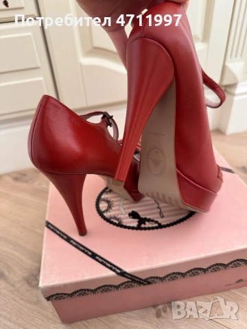 Дамски обувки на ток Fornarina - естествена кожа, нови с кутия, снимка 6 - Дамски обувки на ток - 53136090