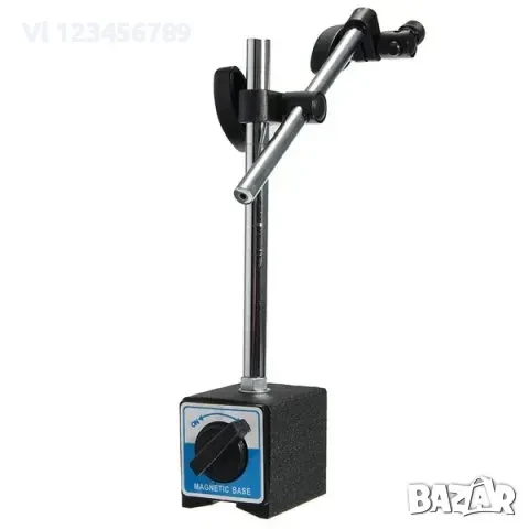 Магнитна стойка с индикаторен часовник с 22 броя накрайници , Mar-Pol, снимка 8 - Шублери - 50815325