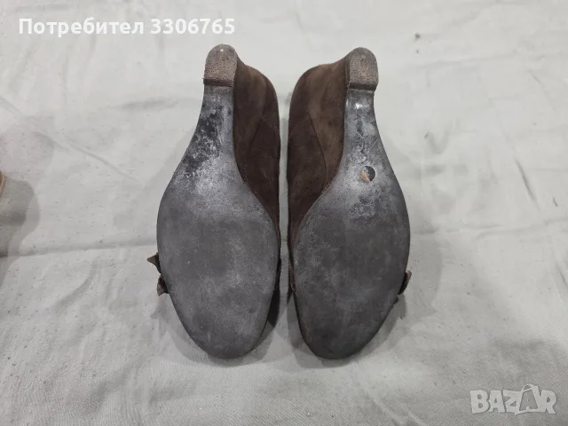 обувки естествен велур, снимка 2 - Дамски ежедневни обувки - 56264796
