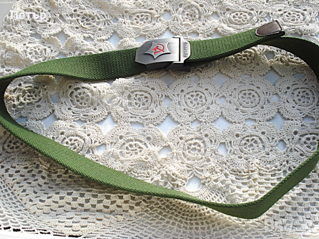 Мъжки Колан Комунист Сърп и чук, снимка 5 - Колани - 52834782