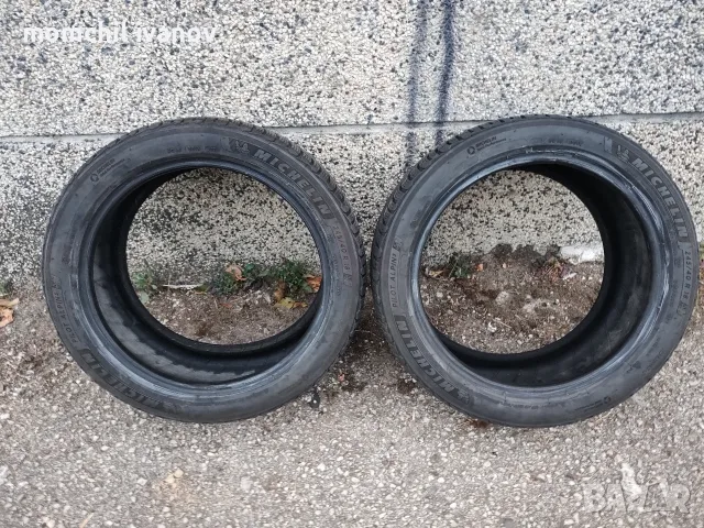 зимни гуми Michelin Pilot alpin 5 - 245/40 R 18, DOT 21 - 2 броя, снимка 2 - Гуми и джанти - 56086904