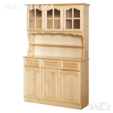 Бюфет Бавария масив-чам трикрилен / 33001