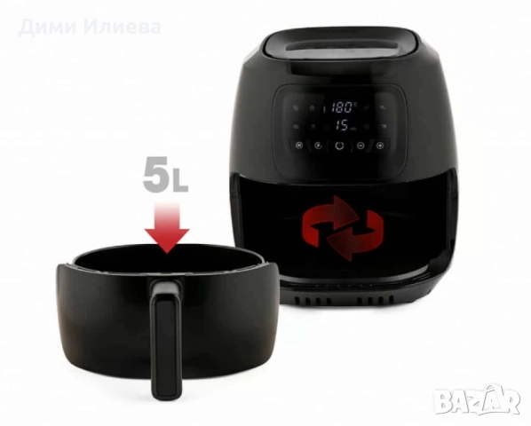 Фритюрник с горещ въздух , снимка 4 - Фритюрници - 52807093